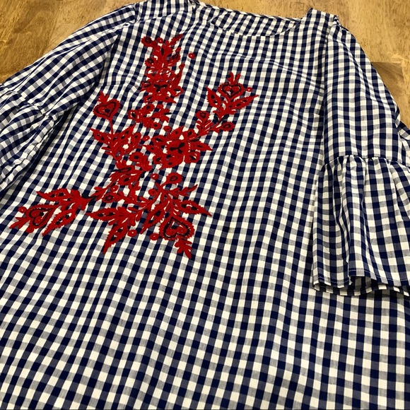 Gingham Shift Dress - Picture 4 of 6